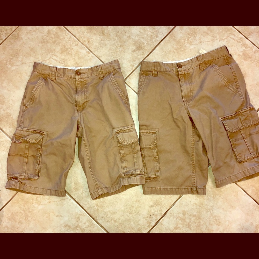 Old Navy Cargo Shorts Set of 2. SZ 14